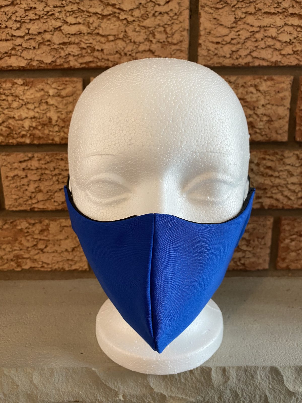 Royal Blue Face Mask Little Hibiscus